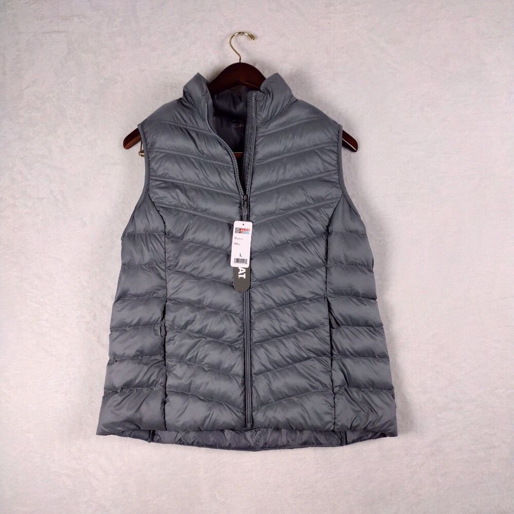 32‎ Degrees Women's Comfy Black Puffer Vest Size Large New With Tag